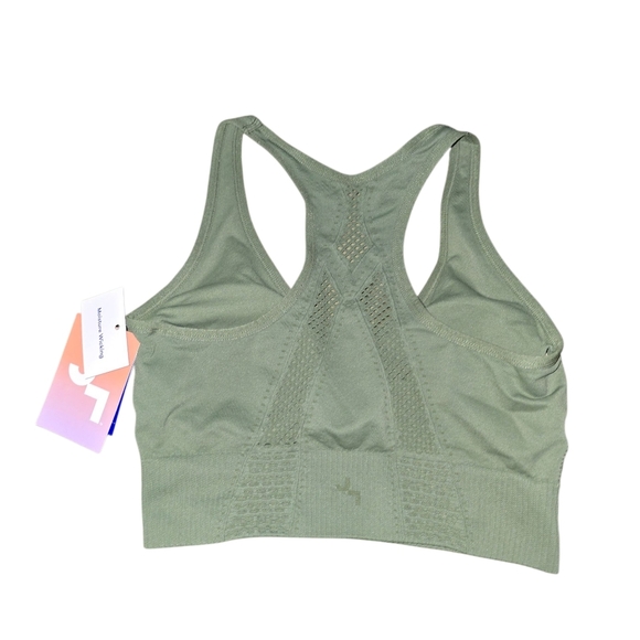 Womens JoyLab Green Sports Bra Racerback Design, Medium, NWT!!! - Picture 2 of 3